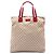 Tote verticale Gucci GG Canvas Web beige