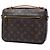 Borsa Louis Vuitton Monogram Pochette Metis marrone - vista 2