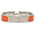 Pulseira Hermès Narrow Enamel Clic H PM Laranja  - vista 3
