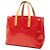 Borsa a mano Louis Vuitton Monogram Vernis Reade PM rossa Rosso - vista 2