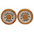 Brown Hermès Wood and Palladium Sellier Clip On Earrings  - view 1
