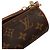Borsa a mano Louis Vuitton Monogram Papillon Pochette marrone - vista 5