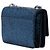 Piccola borsa a tracolla Saint Laurent Sunset in pelle monogrammata blu glitterata - vista 2
