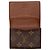Tarjetero sobre Monogram Louis Vuitton marrón Castaño - vista 7