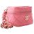 Rosa Chanel gesteppte Lammhaut Cube-Ketten Vanity-Tasche Pink - Ansicht 6