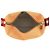 Custodia Orange Hermès Small Wool Bride a Brac Au Carre Case Arancione - vista 4