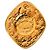 Barock-Brosche mit Kunstperlen, Goldbeschichtet Gold Chanel Golden - Ansicht 2