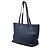 Tote Blue Prada Vitello Daino Canapa Logo - vista 2