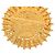 Chanel Brosche vergoldet, Wappen-Medaillon mit Sonnenstrahl-Motiv Golden - Ansicht 3