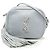 Borsa Blogger in pelle di vitello con monogramma blu Saint Laurent
