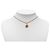 Collana con pendente rotondo in cristallo placcato oro Chanel Gold D'oro - vista 6