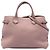 Borsa a tracolla Burberry in pelle di vitello e House Check rosa, misura Medium