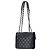 Borsa a tracolla Chanel Small Quilted Goatskin CC Box Flap Nera Nero - vista 2