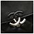 Borsa a tracolla Chanel Small Quilted Goatskin CC Box Flap Nera Nero - vista 7