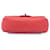 Borsa a tracolla Chanel Mini Rectangular Classic Caviar Single Flap rossa Rosso  - vista 3