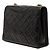 Borsa a tracolla Chanel CC in agnello trapuntato nero - vista 2