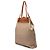 Borsa Tote Lazo in pelle di vitello marrone LOEWE - vista 2