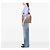 Borsa Tote Lazo in pelle di vitello marrone LOEWE - vista 7