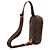 Borsa a tracolla Louis Vuitton Monogram Pochette Gange marrone - vista 2