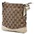 Borsa a tracolla Gucci Small GG Canvas Perforated Beige - vista 2