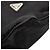 Bolso bandolera Prada Tessuto negro con cremallera - vista 6