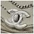 Borsa a tracolla a bustina Data Center Small Chevron Calfskin Embellished Silver Chanel Argento - vista 6