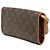 Borsa a tracolla Louis Vuitton Monogram Pochette Twin GM marrone - vista 2
