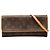 Borsa a tracolla Louis Vuitton Monogram Pochette Twin GM Marrone