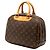 Brown Louis Vuitton Monogram Trouville Handbag - view 2