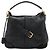 Borsa Satchel Louis Vuitton Monogram Mahina Selene MM Nera Nero