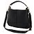 Borsa Satchel Louis Vuitton Monogram Mahina Selene MM Nera Nero - vista 2