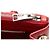 Borsa Prada Galleria Small Bicolor Saffiano Double Zip, Rossa Rosso - vista 8