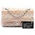 Bolso de hombro Chanel Medium Classic Tweed Double Flap beige - vista 7
