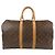 Borsa da viaggio Louis Vuitton Monogram Keepall 45 Marrone
