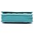 Bolso bandolera Chanel CC acolchado de piel de cordero azul Wallet On Chain - vista 3