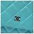 Bolso bandolera Chanel CC acolchado de piel de cordero azul Wallet On Chain - vista 5
