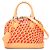 Borsa Satchel Alma BB Louis Vuitton Monogram Vernis Jungle Dots Arancione