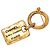 Spilla Rue Cambon placcata oro Gold Chanel D'oro - vista 2