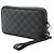Clutch Alpha Louis Vuitton Damier Graphite nera Nero - vista 2