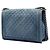 Borsa a tracolla Chanel Large Quilted Denim Boy Flap Blu - vista 2