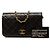 Borsa a tracolla Chanel Mini CC Quilted Lambskin Full Flap Nera Nero - vista 7