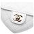 Collana per borsa Chanel Mini Quilted Lambskin CC in Love Heart bianca Bianco - vista 5