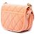 Borsa a tracolla Chanel Mini CC Quilted Denim Messenger Flap Arancione - vista 2