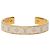 Bracciale rigido Jonc Monogram Louis Vuitton color oro D'oro