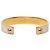 Bracciale rigido Jonc Monogram Louis Vuitton color oro D'oro - vista 3