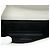Clutch a Busta Saint Laurent Grain De Poudre Triquilt Monogram Bianca Bianco - vista 4