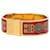 Gold Hermès Wide Enamel Emaille Loquet Bracelet GM Golden  - view 2