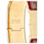 Gold Hermès Wide Enamel Emaille Loquet Bracelet GM Golden  - view 4