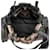 Bow Borsa Satchel Prada Tessuto con stampa Python e fiocco nera Nero  - vista 4