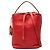 Borsa secchiello Ashby Burberry in tela House Check rossa e vitello Rosso